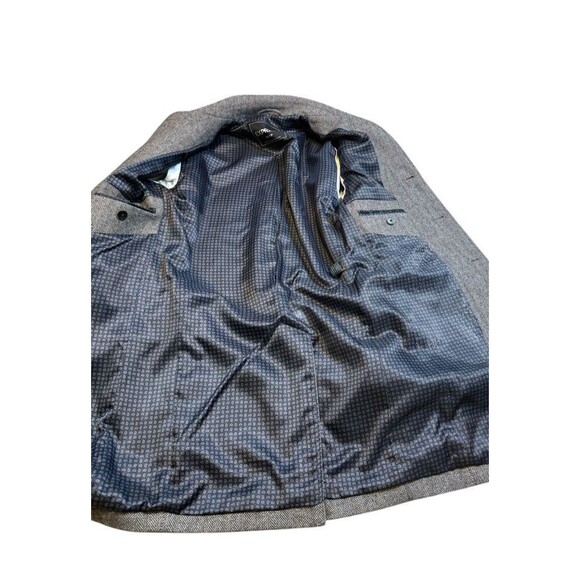 Express Wool Blend Womens Size XS Herringbone Tweed Coat Jacket Overcoat Dressy - Picture 3 of 8